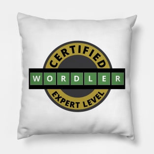 Certified Wordler - Wordle Pillow
