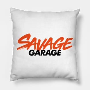 Savage Garage Merch Savage Garage Logo Pillow