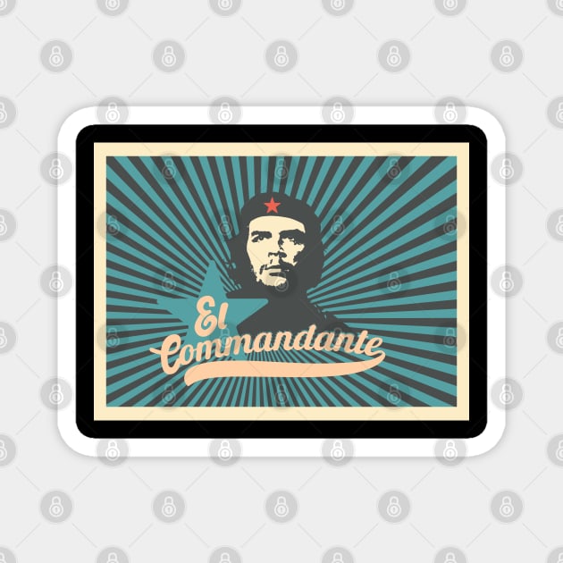 Che Guevara - viva la Revolution - cuba - el commandante Magnet by Boogosh