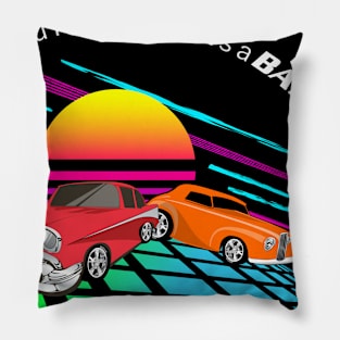 Psychedelic Auto Design Pillow