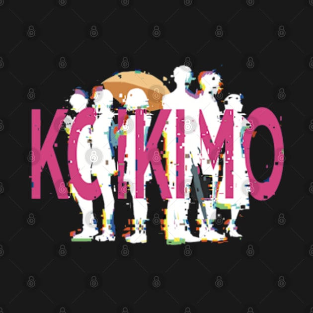 K1 Koikimo It's Too Sick to Call this Love Koi to Yobu ni wa Kimochi Warui Anime Manga Characters Ryo Amakusa Ichika Arima Rio Kai Masuda Arie Glitch Typography and Graphics Japanese Streetwear Style by Animangapoi