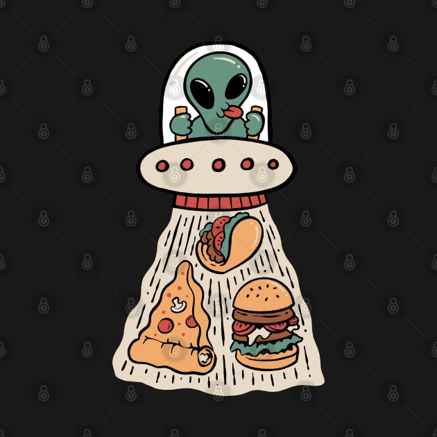 Alien Foodie Invasion by quilimo