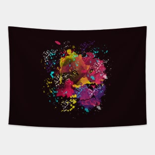 king Lion splatters Tapestry