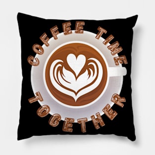 coffee for two Pillow