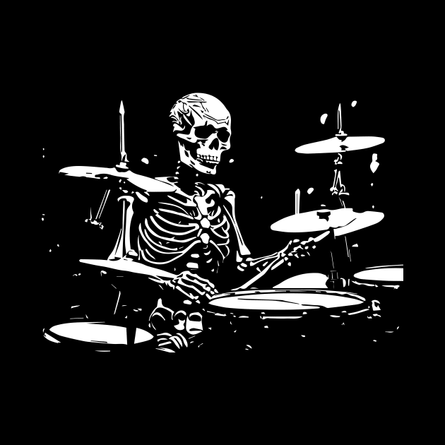 skeleton drummer by lkn