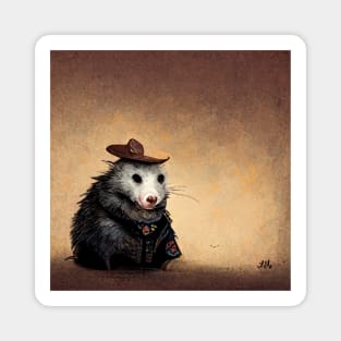 Opossum Sheriff Magnet