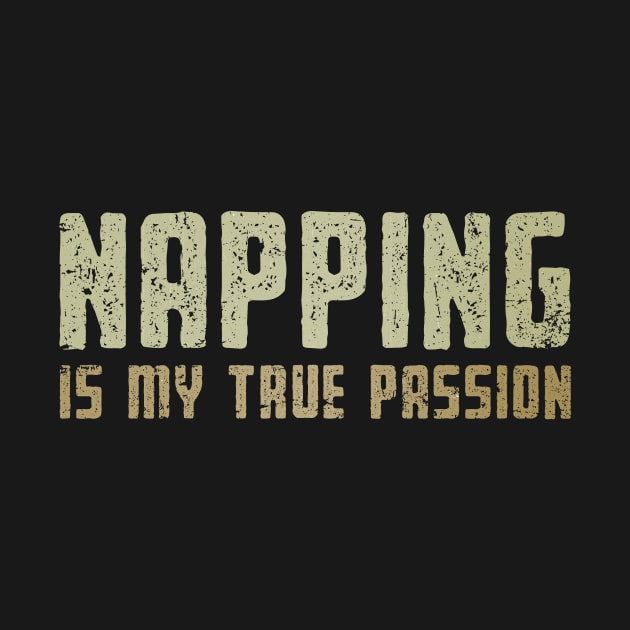 Napping is My Passion by kg07_shirts