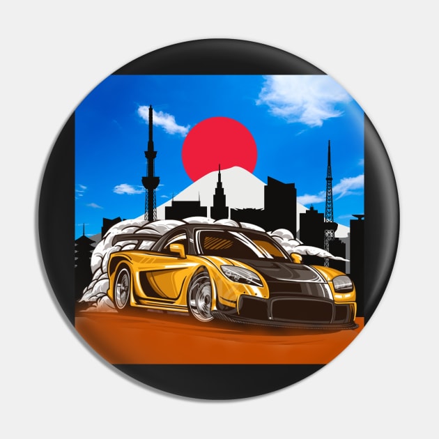 Tokyo drift rx7 Veilside Pin by MOTOSHIFT