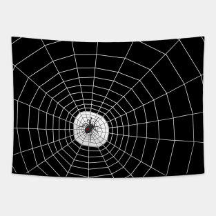 Black Widow Spider Web Tapestry