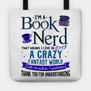 Book Nerd Funny Gift Tote