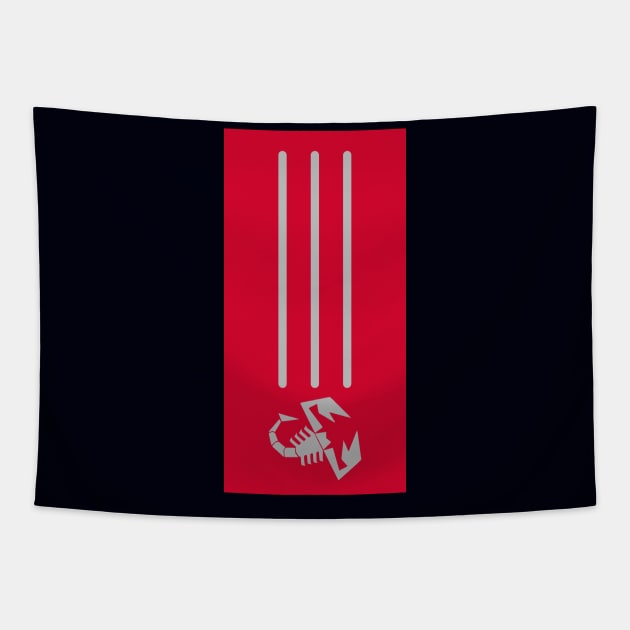 Abarth Engine Cover Tapestry by CreativePhil