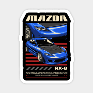 Contemporary Mazda RX-8 Magnet