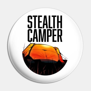 Stealth Camper logo Pin