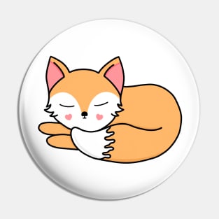 Cute sleeping fox. Pin