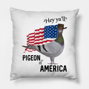 Pigeon of America Greeting Pillow