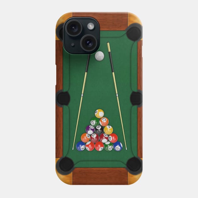 Billiards Phone Case by Packrat