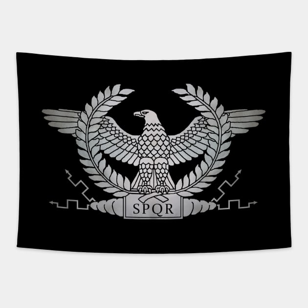 Roman Silver Eagle Tapestry by AtlanteanArts