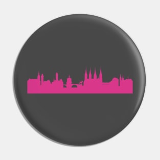 Bamberg skyline pink Pin