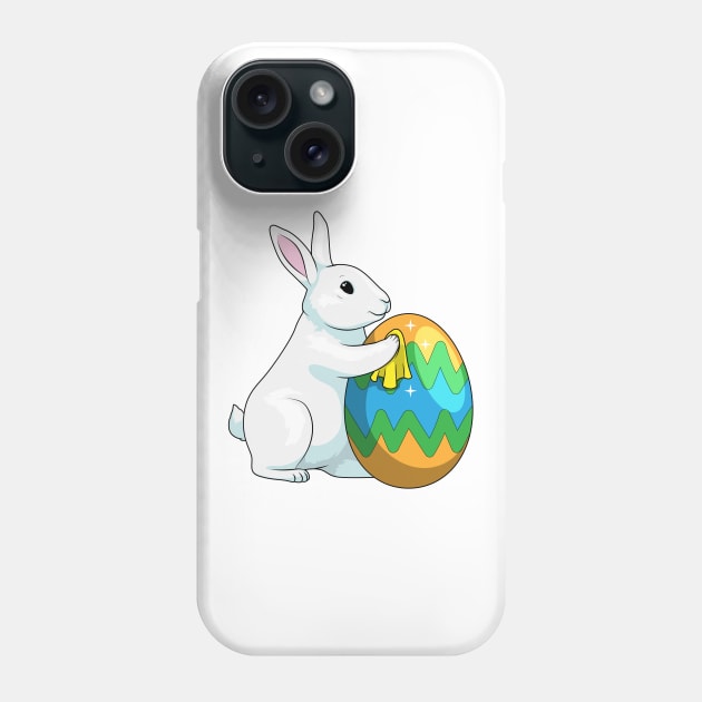 Bunny Easter Easter egg Cleaning Phone Case by Markus Schnabel