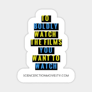 To Boldly Watch Films Magnet