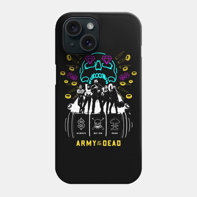 Army of the Dead (Neon) Phone Case by amon_tees