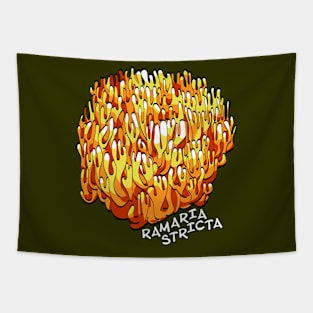 Ramaria stricta (Upright Coral Fungus) Tapestry