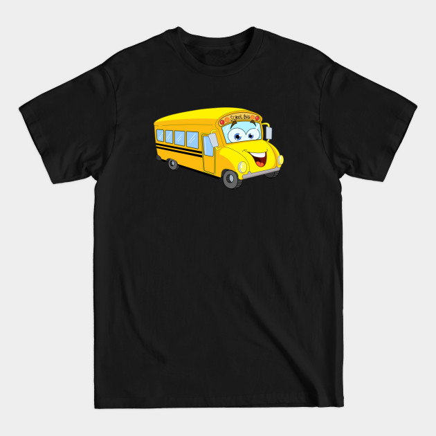 Discover Cartoon School Bus - School Bus - T-Shirt