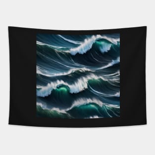 Ocean Waves With Whitecaps Tapestry