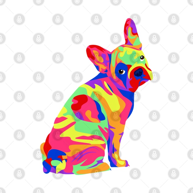 Multicolor Frenchie by Ashley Warner