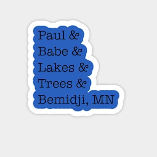 Bemidji Blue Ox Marathon Magnet