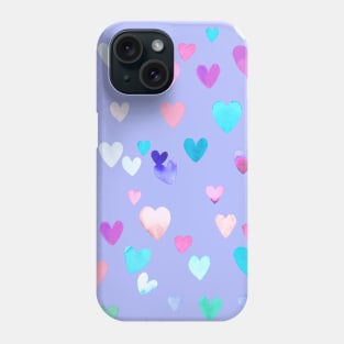 Valentines Multicolored Love Hearts Gum Pink Phone Case