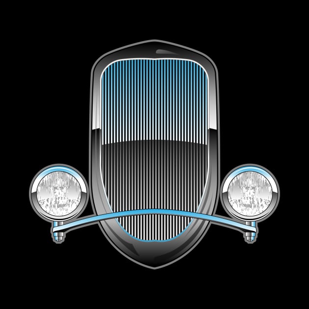 1930s Style Hot Rod Car Grill by hobrath