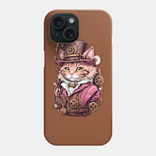 Steampunk, Cat venturer, Victorian Cat Phone Case