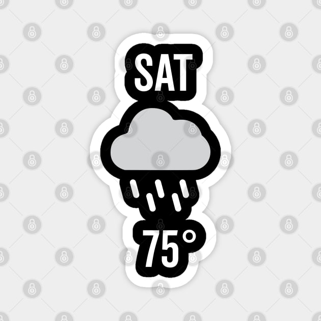 Saturday Weather Costume Magnet by DetourShirts