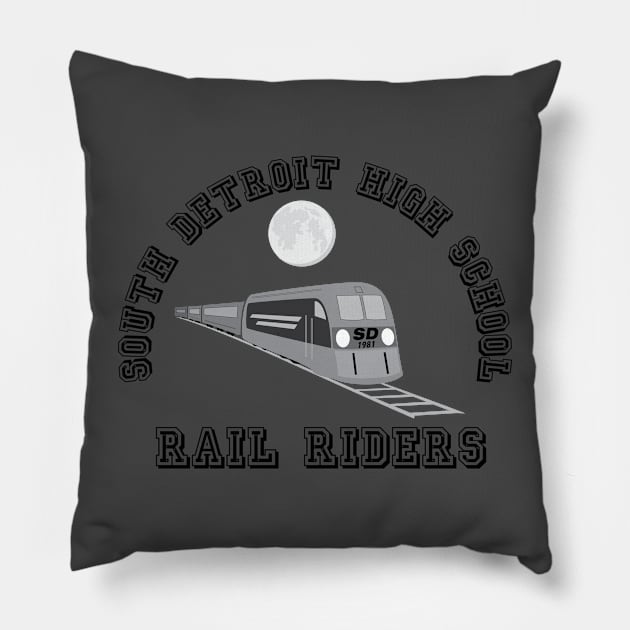 Don't Stop Believin' (HS dark) Pillow by snorrisputnik