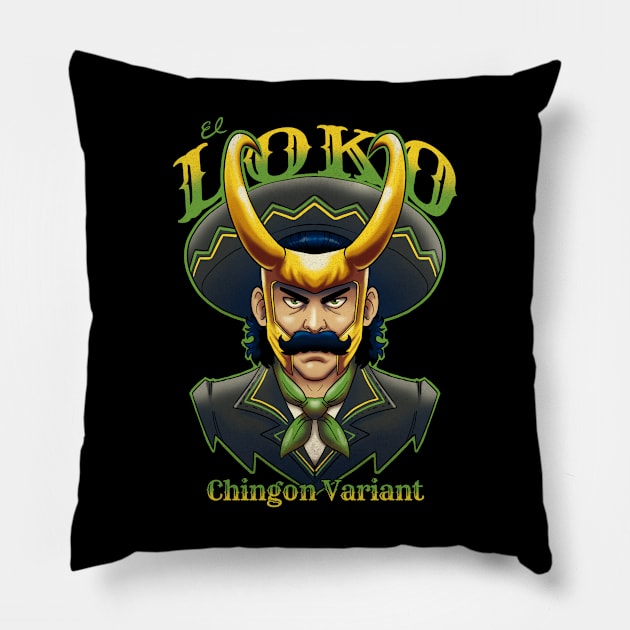 El Loko Pillow by Andriu