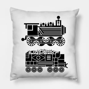 Steam Engine Pillow