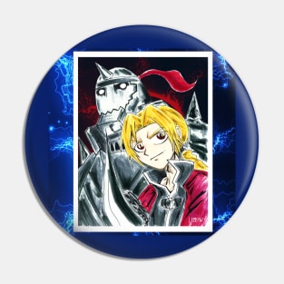 al and edward elric, the fullmetal alchemist Pin