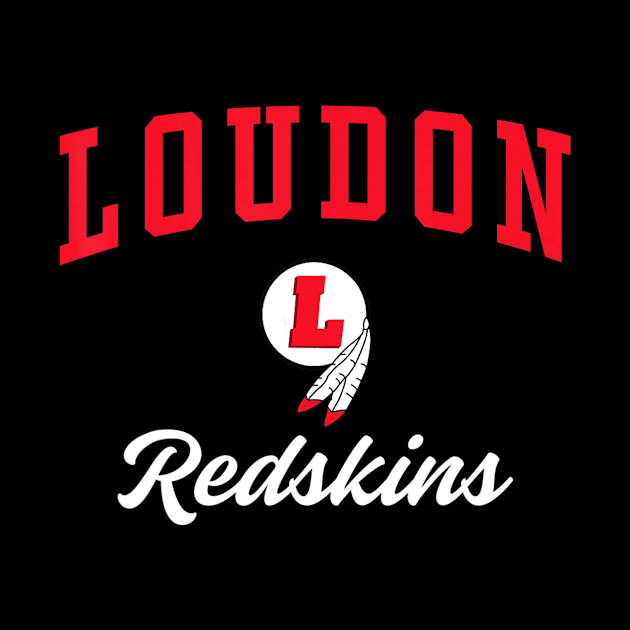 Loudon High School Redskins T Shirt C3 by jrgenbode