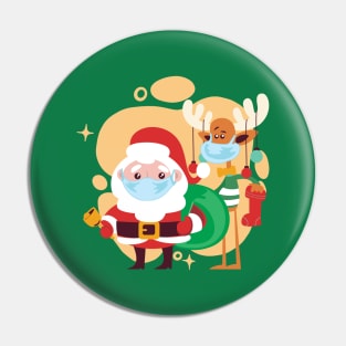 Cute Christmas Characters Pin