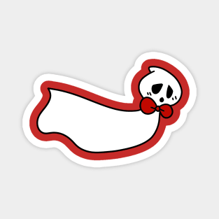 Sad Bow Tie Ghost Magnet