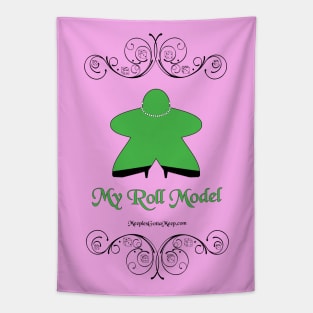 Roll Model, green, light Tapestry