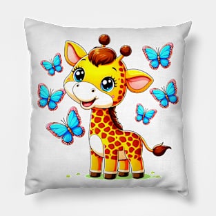 Charming Giraffe Pillow