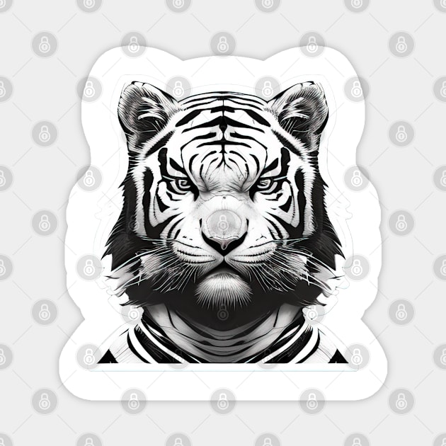 Tiger, predator Magnet by IDesign23