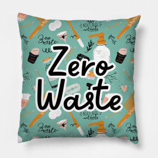 Zero Waste Earth Day in Green Pillow