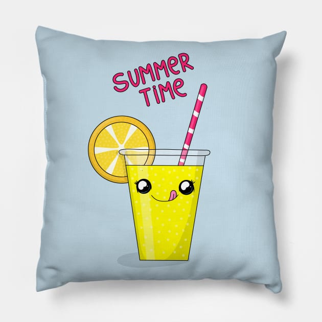 Summer drink Pillow by valentinahramov