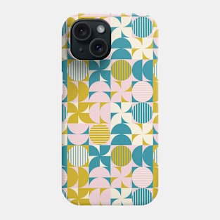 Geometric grid pattern Phone Case