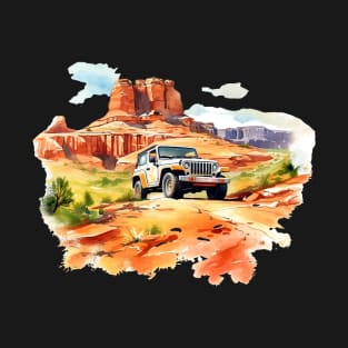 Artistic Jeep Tees T-Shirt