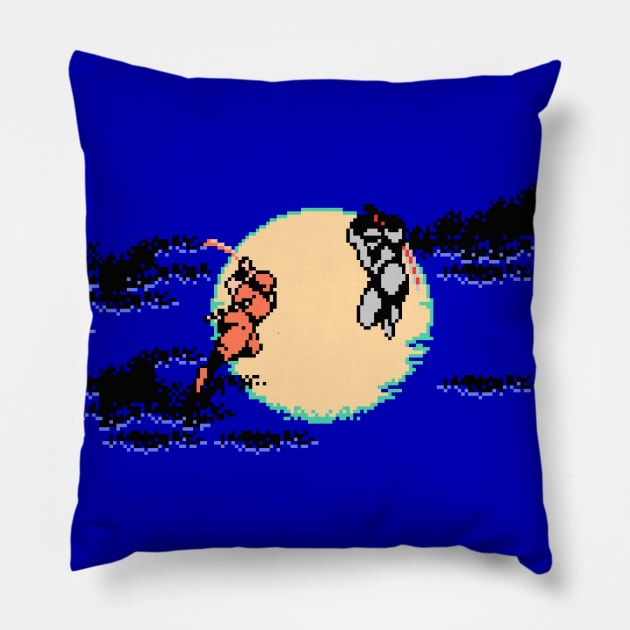 Ninja Gaiden Duel Pillow by allysontx