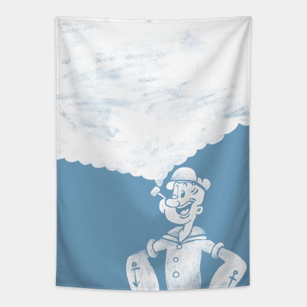 Popeye's Pipe Dream Tapestry by martinascott